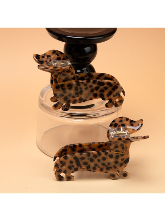 Beau - Acetate Dachshund Hair Clip