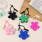 Keypus - Two-Tone Five-Petal Flower Keychain