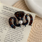 Beau - M-Shaped Acetate Letter Detail Claw Clip