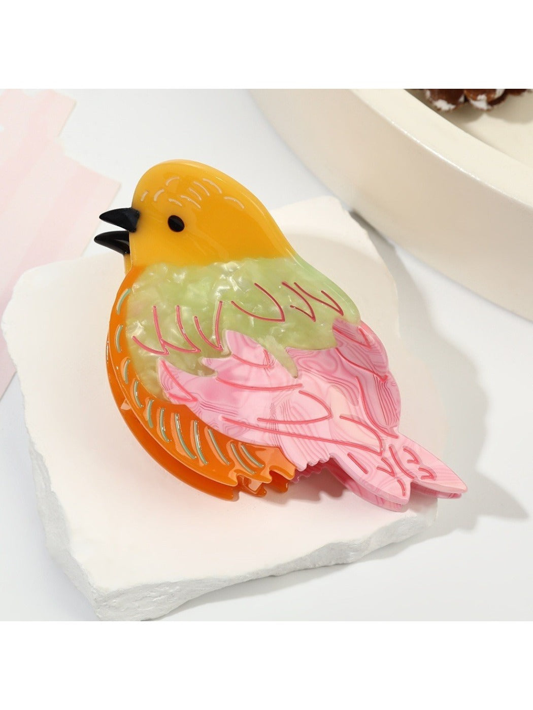 Beau - Bird Shaped Acetate Hair Clip