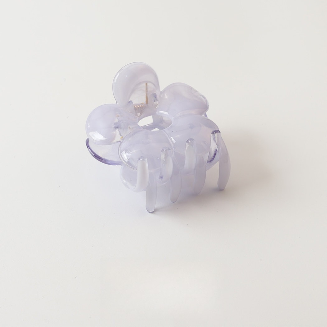 Beau - Rounded Flower Shape PC Claw Clip