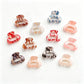 Beau - Glossy Striped Openwork Claw Clip