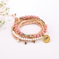 Lovra - Bohemian Layered Beaded Pendant Bracelet