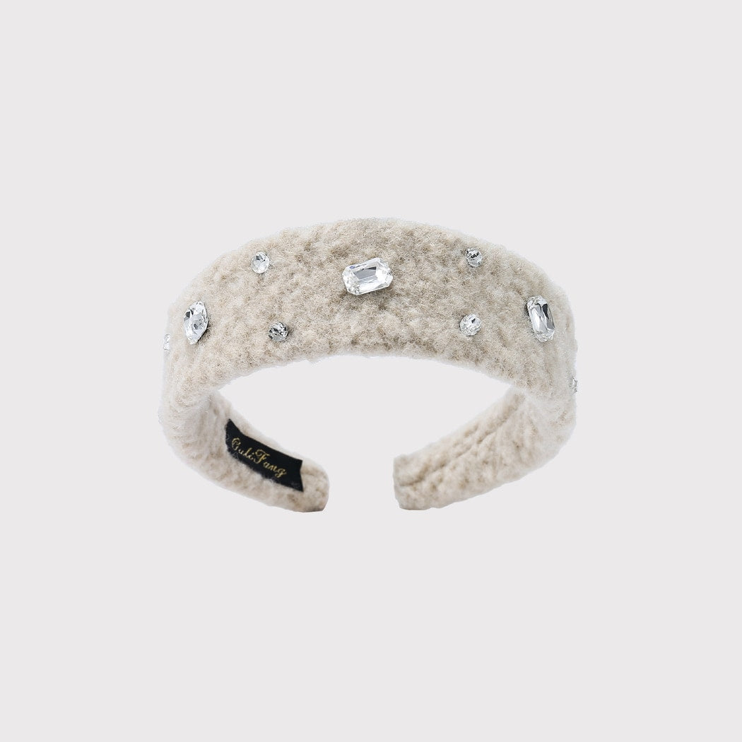Gifty - Modern Plush Geometric Detail Headband