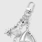 Keypus - Halloween Hand Bone and Cross Keychain