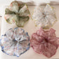 Gifty - Sheer Floral Mesh High Elastic Hair Tie Scrunchie