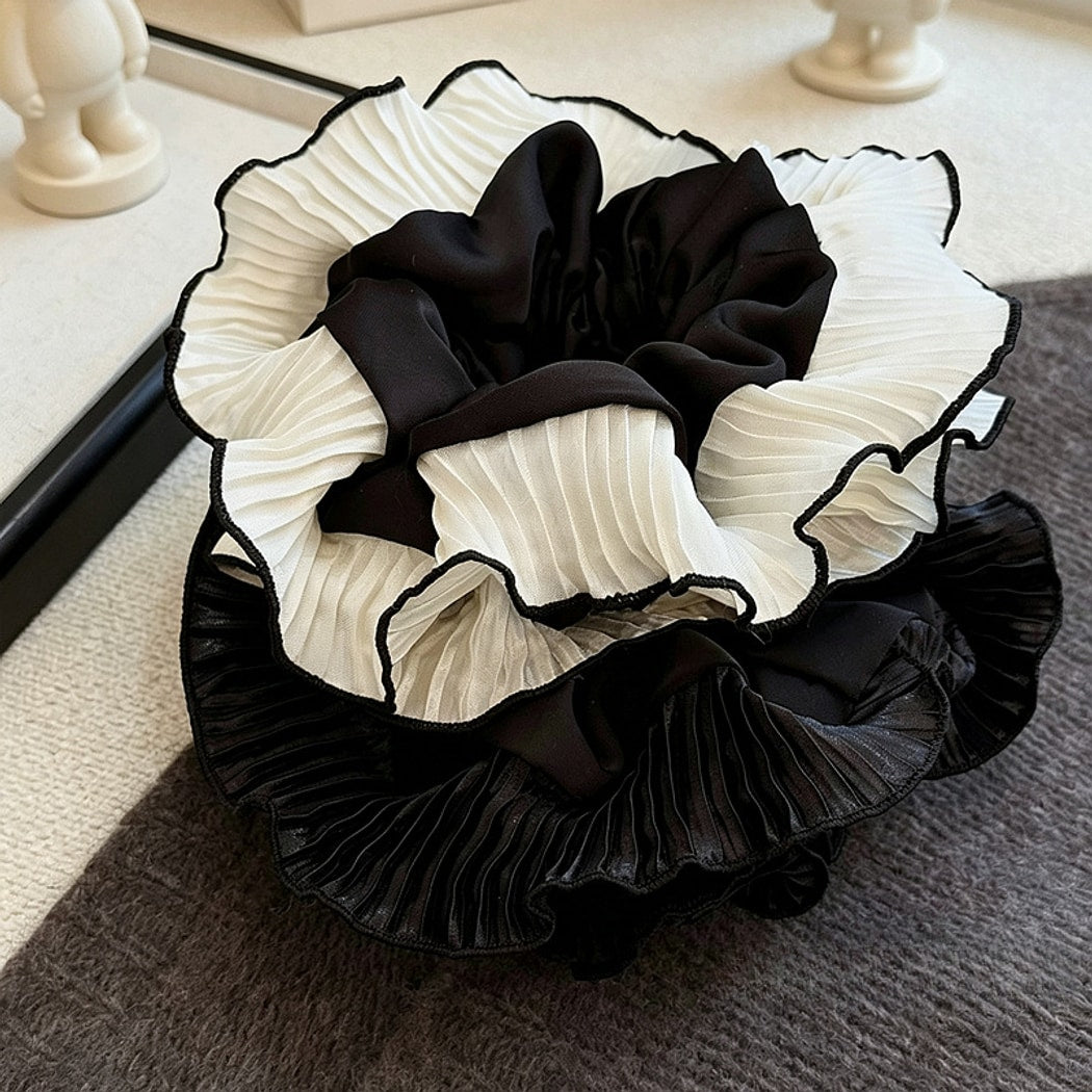 Gifty - Polyester Ruffled Circle Scrunchie