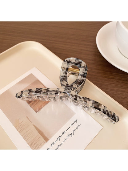 Beau - Transparent Grid Hair Clip