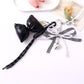 Keypus - Bow Heart-Shaped Woven Cord Keychain
