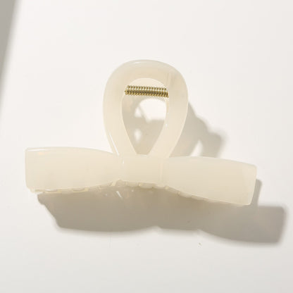 Beau - Minimal Bow Shape Women's Hair Claw Clip