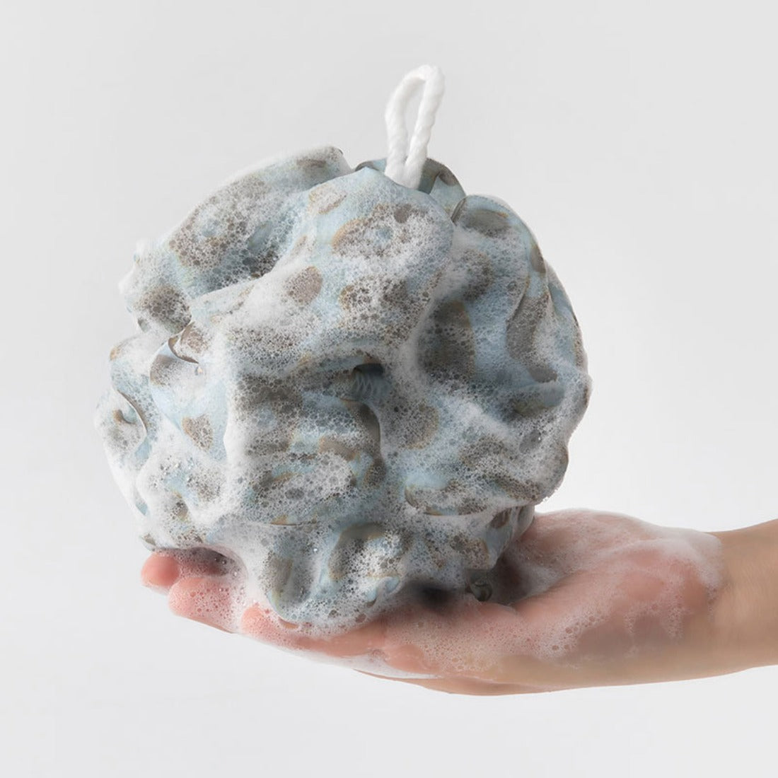 PAPO – Leopard Mesh Shower Pouf