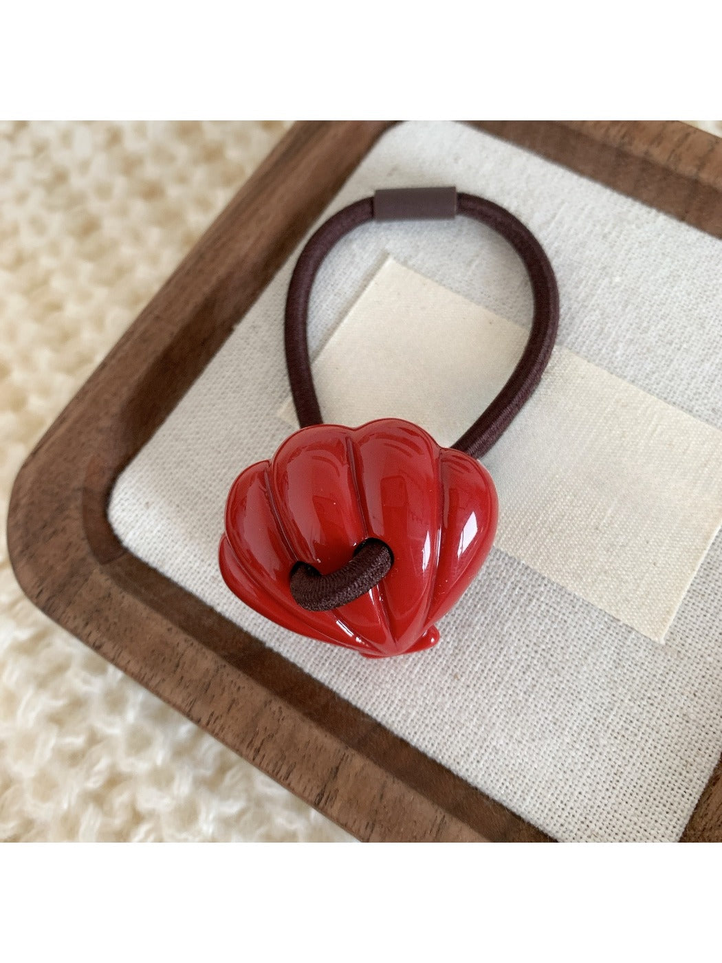 Gifty - Cute Red Fashion Hair Tie