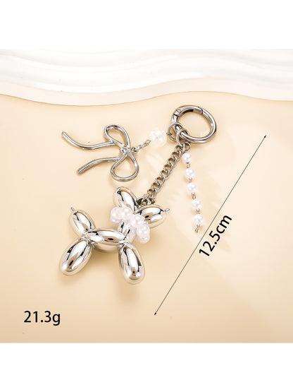 Keypus - Alloy Bow Detail Bag Charm Phone Charm Keychain