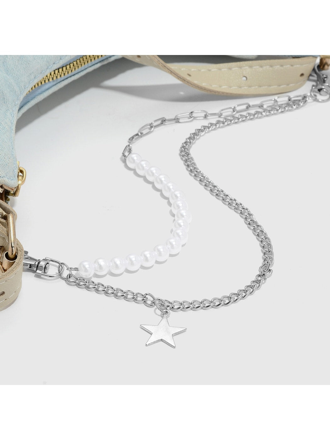 Keypus - Y2K Alloy Hollow Star Bag Charm Keychain