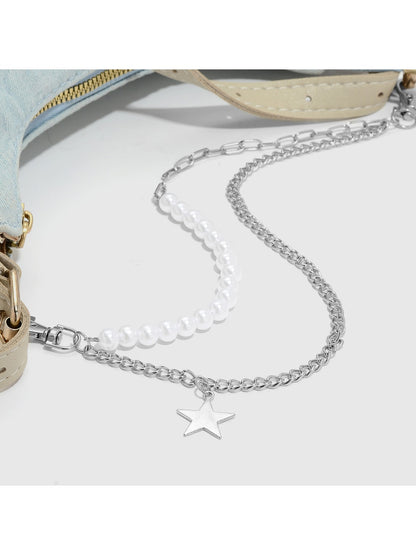 Keypus - Y2K Alloy Hollow Star Bag Charm Keychain