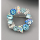 Brovia - Geometric Ring Rhinestone Detail Fashion Brooch