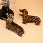 Beau Acetate Dachshund Hair Clip product shape