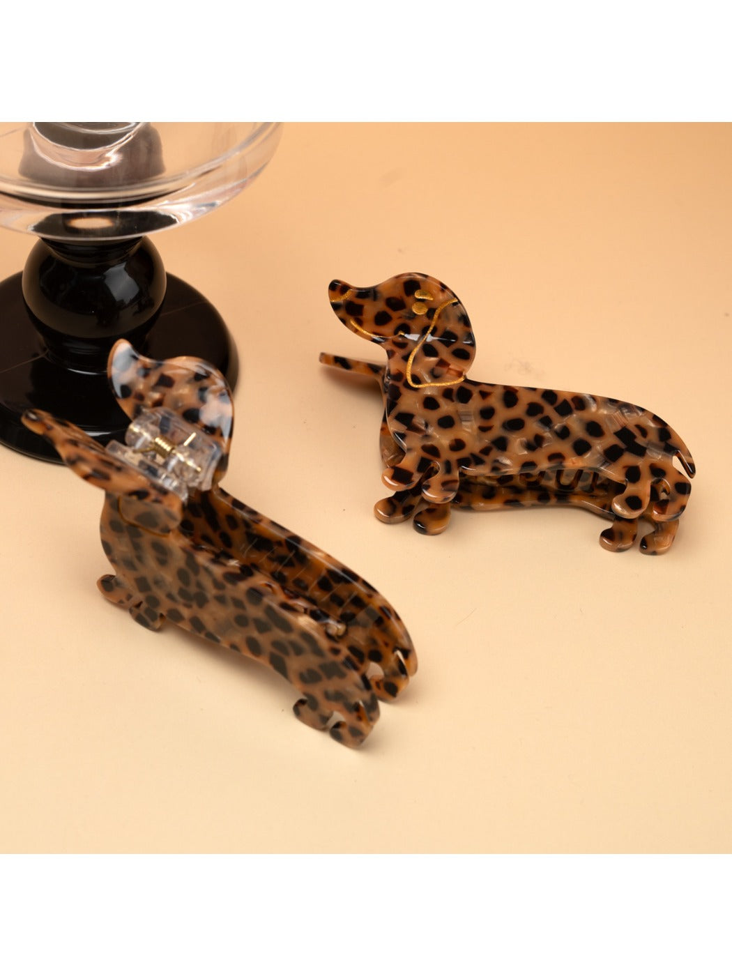 Beau - Acetate Dachshund Hair Clip