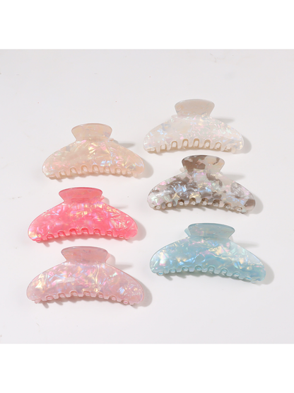 Beau - Sweet Style Iridescent Curved Claw Clip