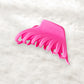 Beau - Plastic Arc Geometric Multi-Tooth Claw Clip