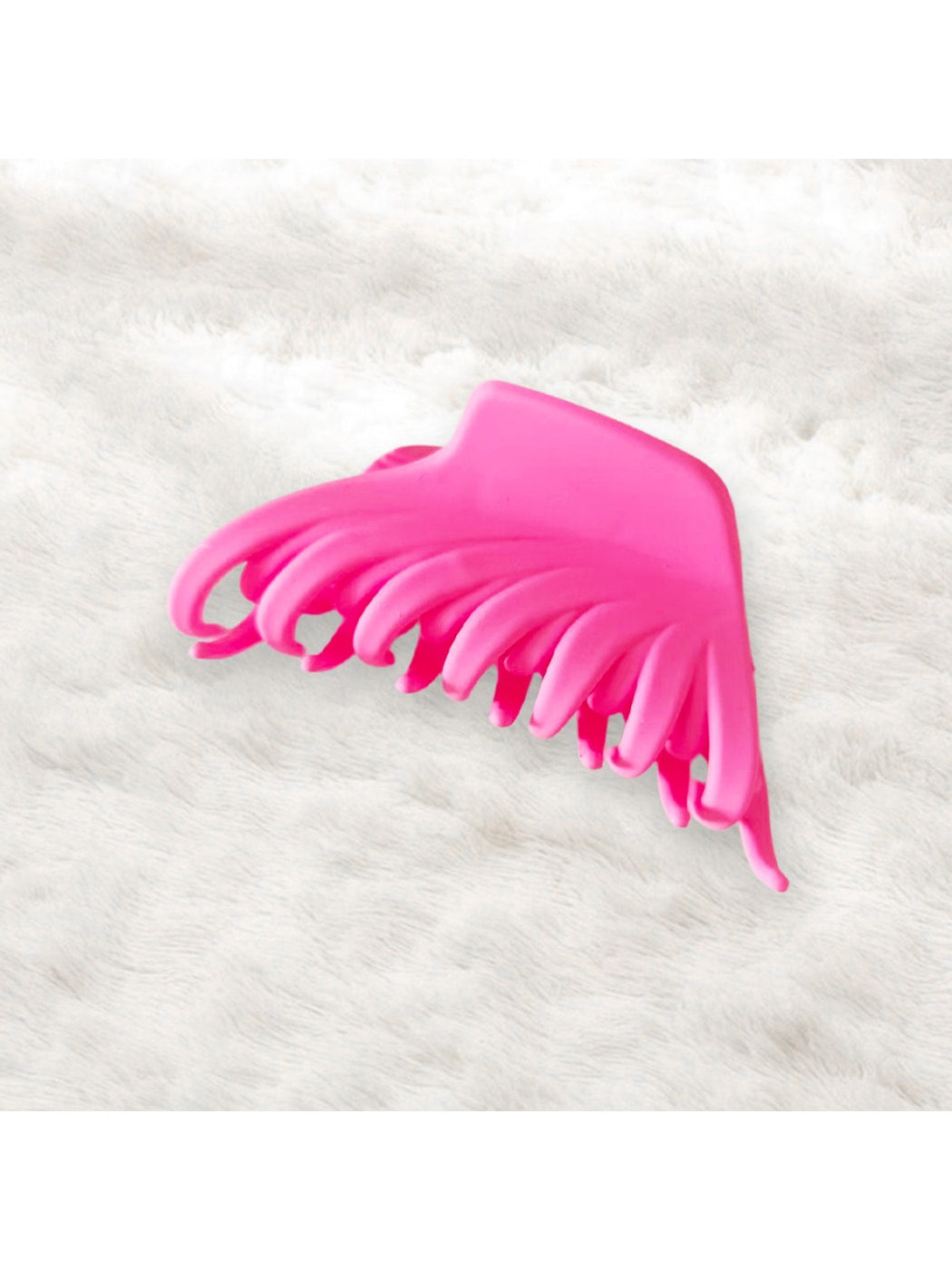 Beau - Plastic Arc Geometric Multi-Tooth Claw Clip