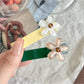 Beau - Solid Color Floral Hair Clip