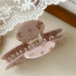 Beau - Butterfly Print Glossy PVC Claw Clip