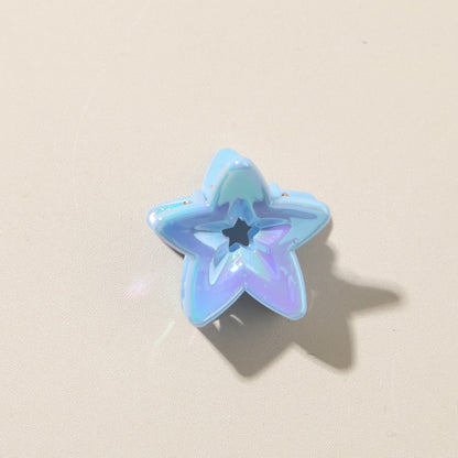 Beau - Glossy Star Shaped PS Decorative Claw Clip