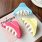 Beau - Modern Colorblock Ring Plastic Claw Clip