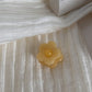 Beau - Acetate Flower Side Hair Claw Clip