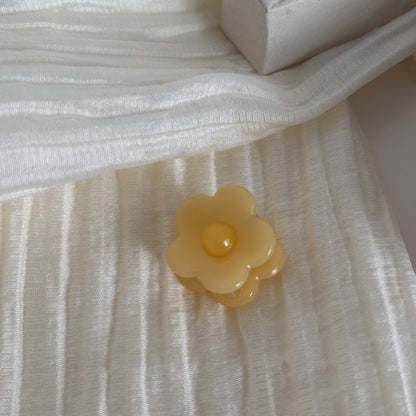 Beau - Acetate Flower Side Hair Claw Clip