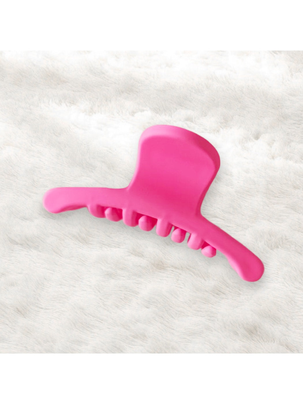 Beau - Matte Solid Color Plastic Claw Clip