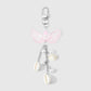 Keypus - Sweet Wing and Beaded Charm Keychain