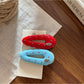 Beau - Polka Dot Teardrop Shaped Hair Clip Set