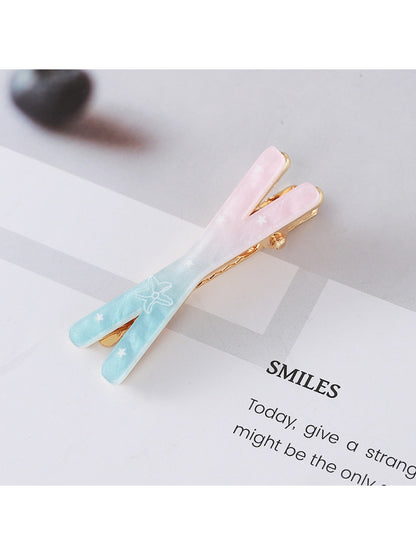 Beau - Ombre Crisscross Hair Clip