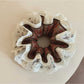 Gifty - Plaid Double Layer Scrunchie