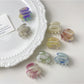 Beau - Macaron Colored Oval Openwork Claw Clip