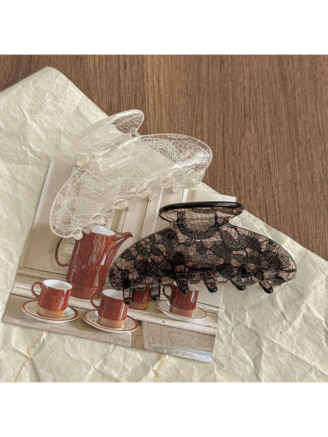 Beau - Mesh Style Claw Clip