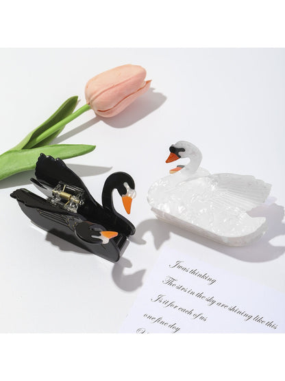 Beau - Adorable Swan Shaped Hair Claw Clip