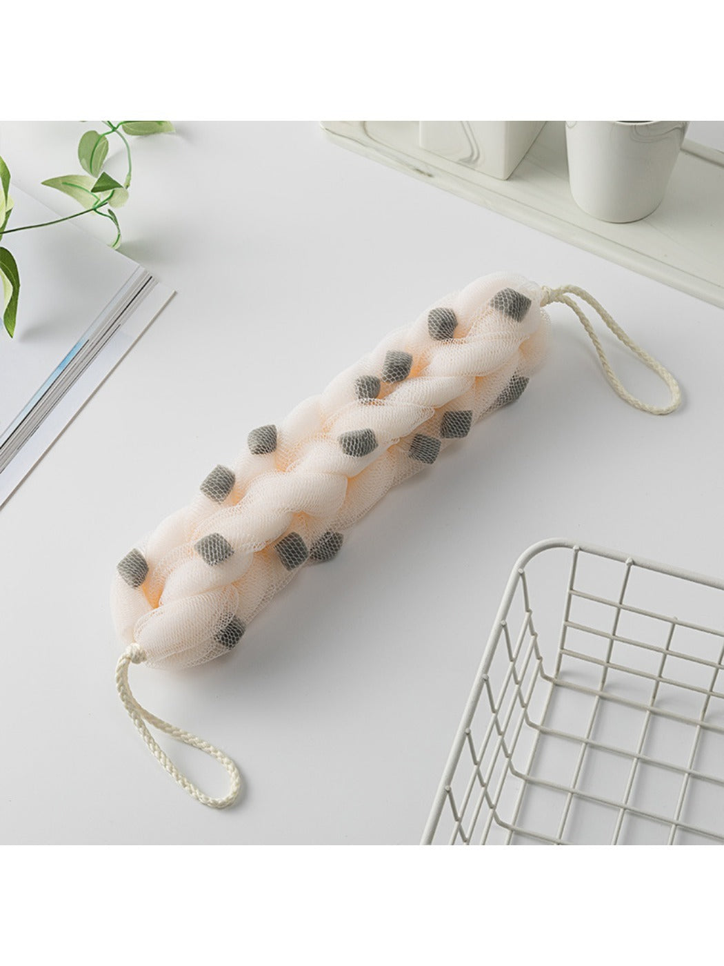 Papo - Cute Solid Colored Bath Pouf