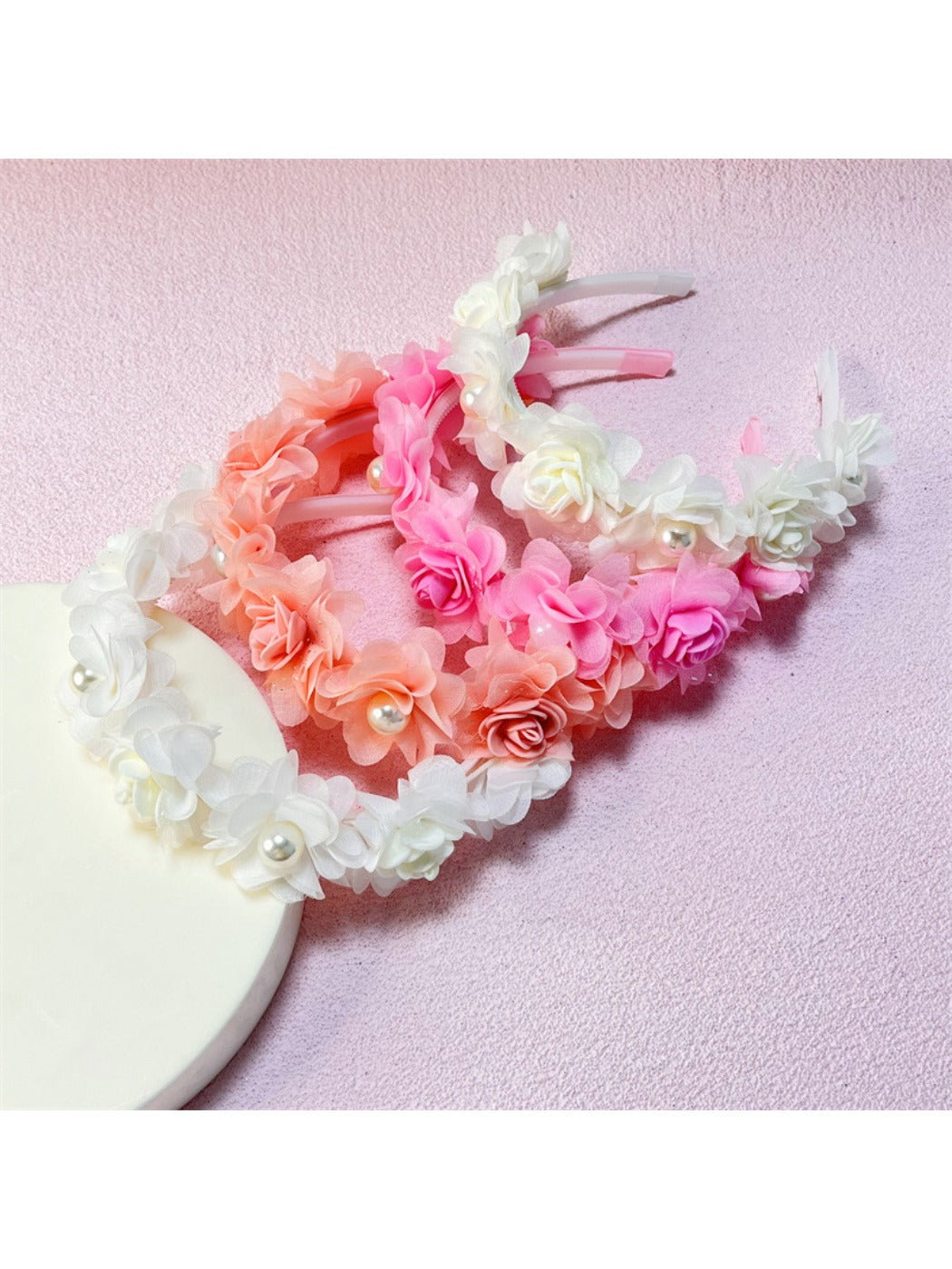 Gifty - Solid Color Floral Headband