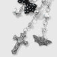 Keypus - Halloween Vintage Bat and Cross Keychain
