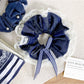 Gifty - Denim Blue Fabric Hair Tie