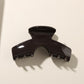 Beau - Simple Arc Shape Glossy Fashion Claw Clip