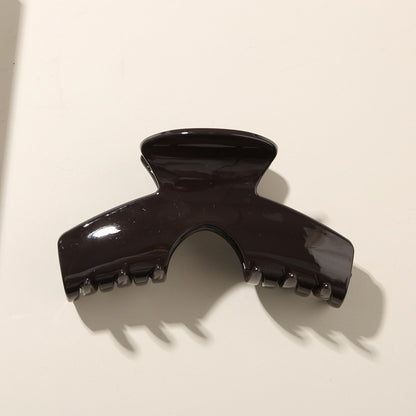 Beau - Simple Arc Shape Glossy Fashion Claw Clip