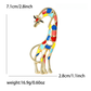 Brovia - Enamel Giraffe Animal Alloy Fashion Brooch