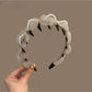 Gifty - Beaded Mesh Twisted Tooth Detail Headband
