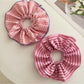Gifty - Spring Pink Double Layer Scrunchie