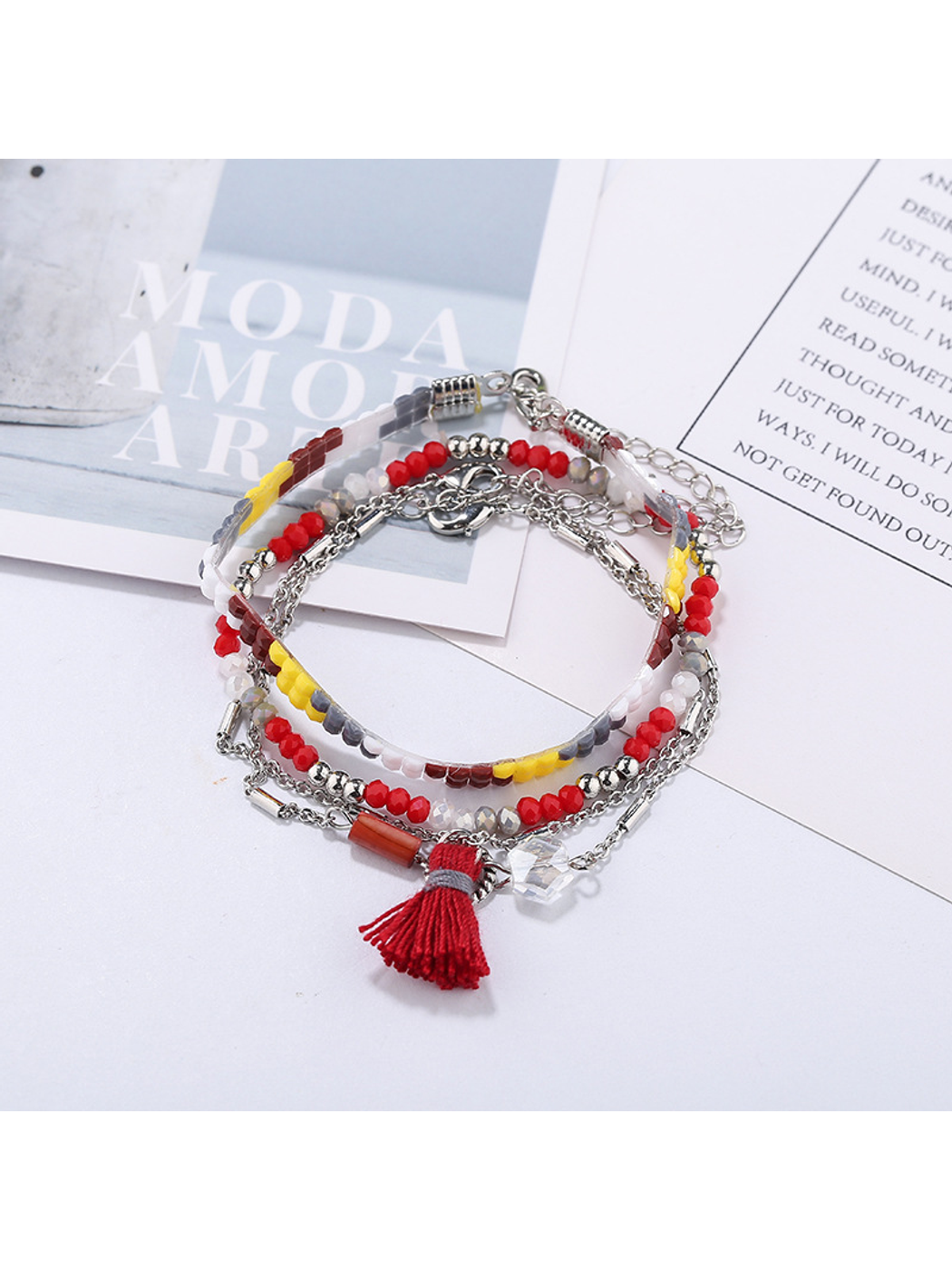 Lovra - Beaded Bohemian Style Bracelet Bracelet