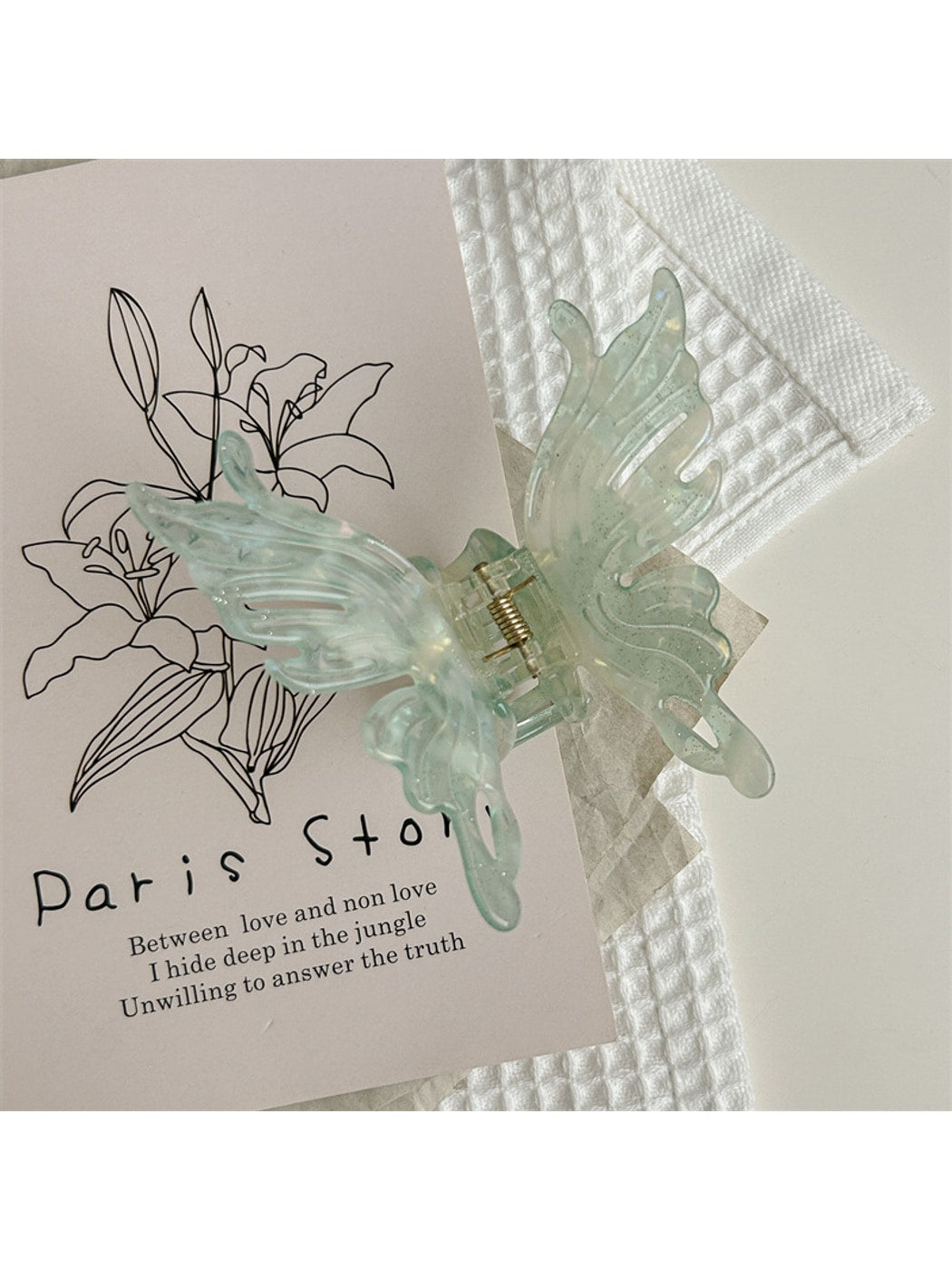 Beau - Elegant Acetate Fiber Butterfly Claw Clip